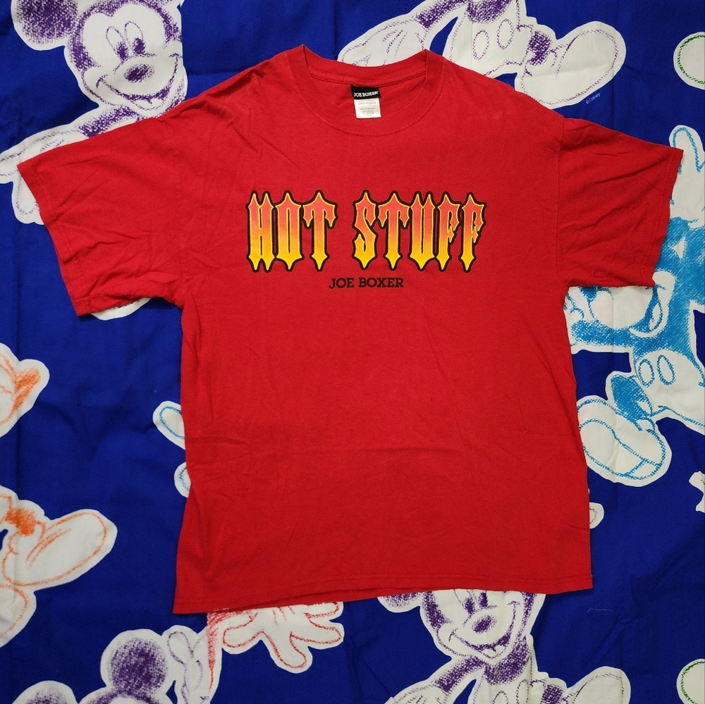 Joe Boxer Vibrant Red 'Hot Stuff' Tee Large